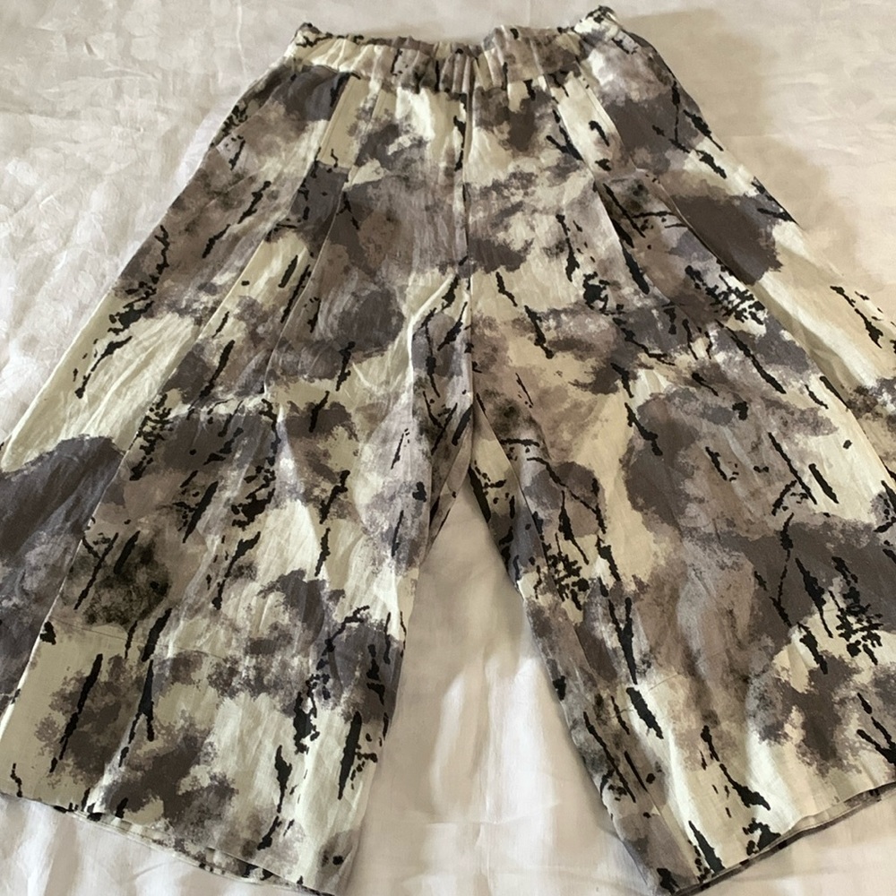 Alembika linen wide leg pants